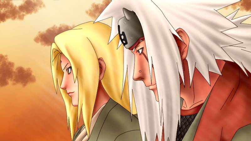 Tsunade and Jiraya