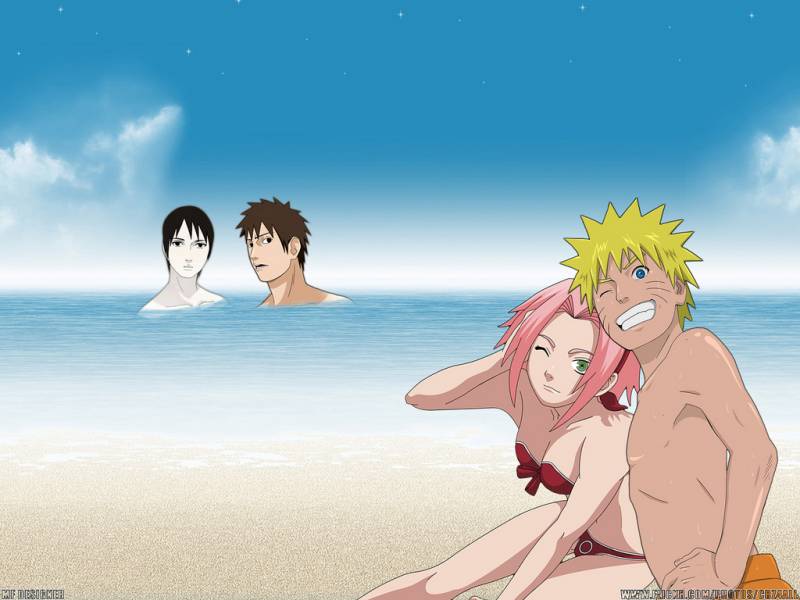Team Kakashi in the Beach (MF DESIGNER)
