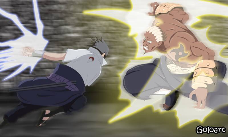 Sasuke vs Raikage