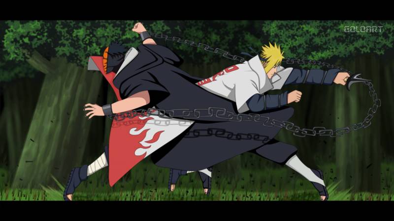 Yondaime vs Tobi